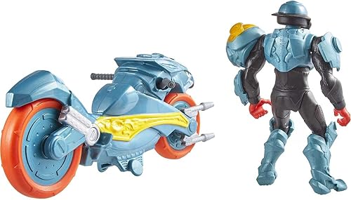 Miniatura 6 de Masters of the Universe He-Man y la figura de acción + vehículo basado en series animadas, personajes de batalla articulados, regalo para 4 años en