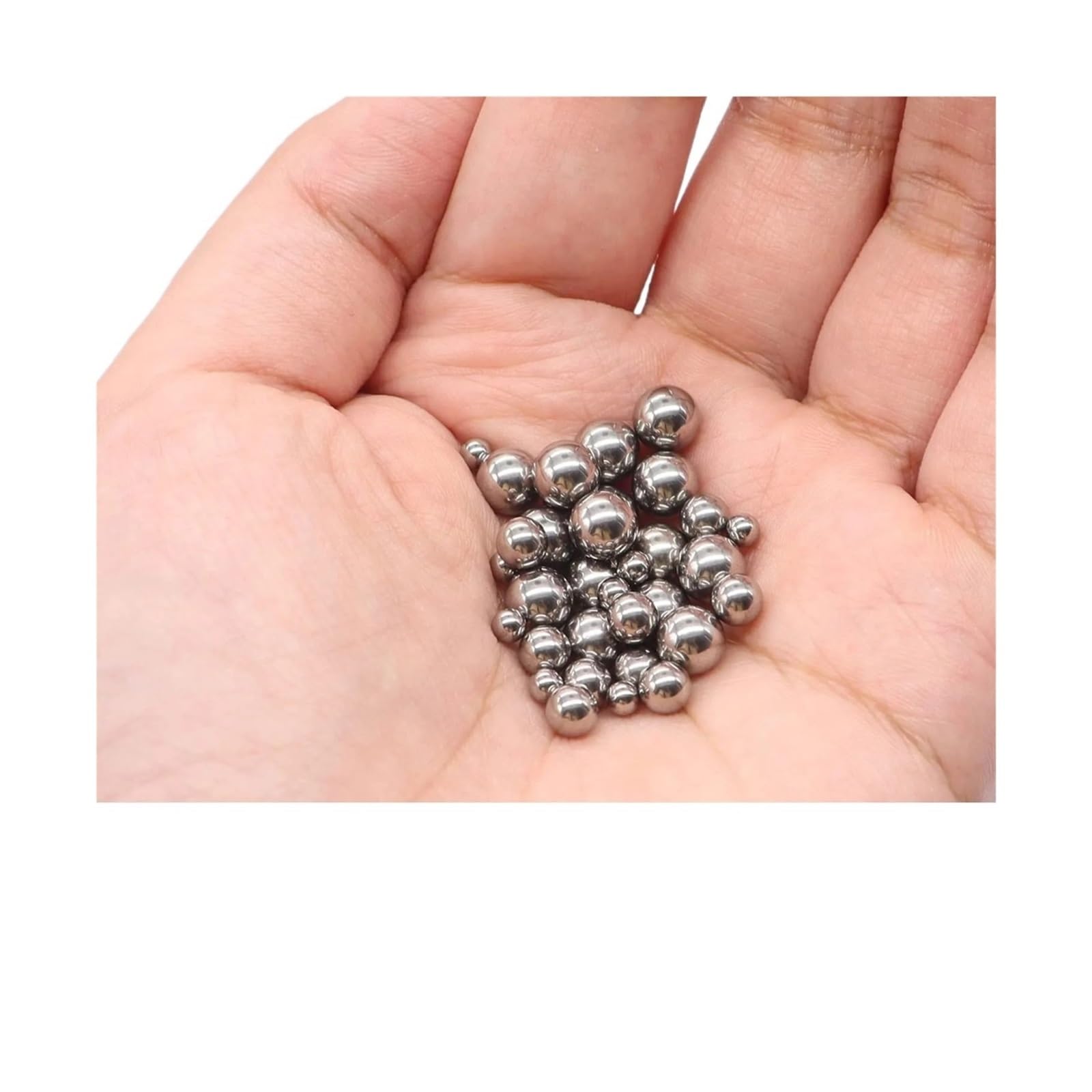 Präzision Edelstahl Kugeln Kugellager 600 Stück Edelstahl-Präzisionslagerkugeln | 1–8 mm metrisch: Fahrradlagerkugeln, Mischkugel-Sortiment-Set