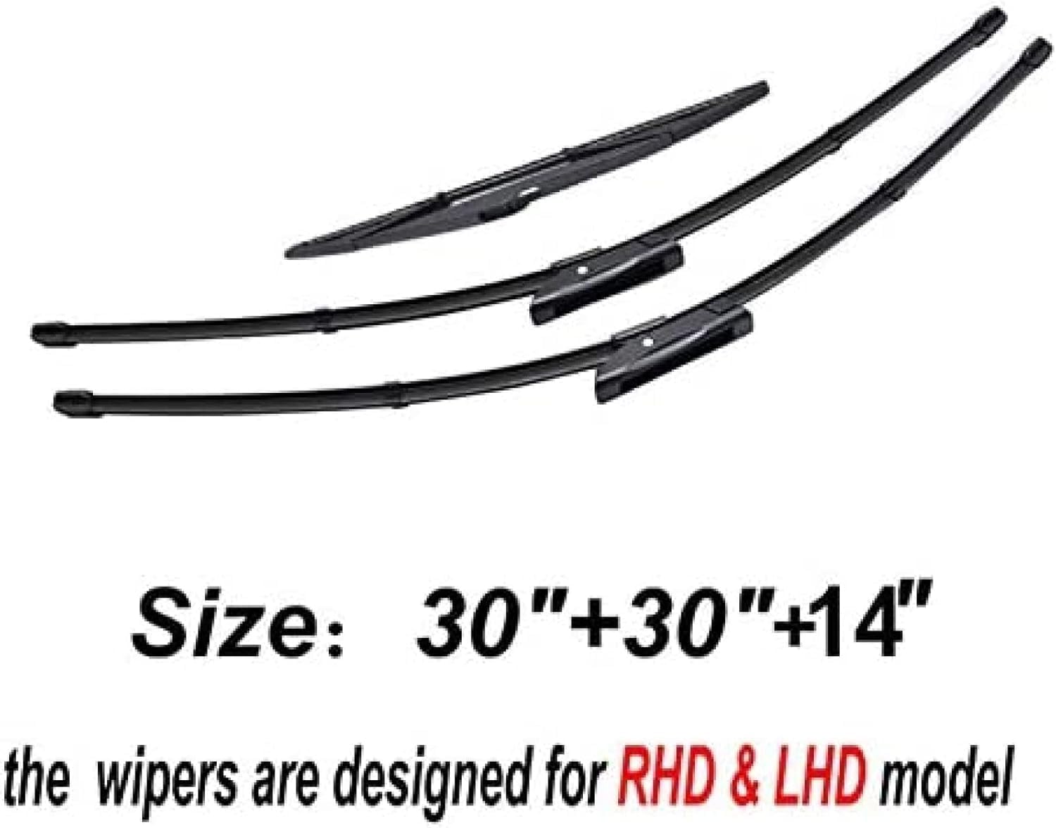Tergicristallo Spazzole Tergicristallo, per Citroen C4 Grand Picasso /C4 Picasso 2008 2009 2010 2011 2012 2013 Lunotto Anteriore Set Kit