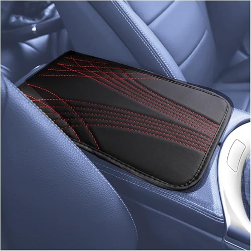 Tapete para reposabrazos de automóvil, funda de cuero impermeable para consola central, accesorios para el interior del automóvil, universal para