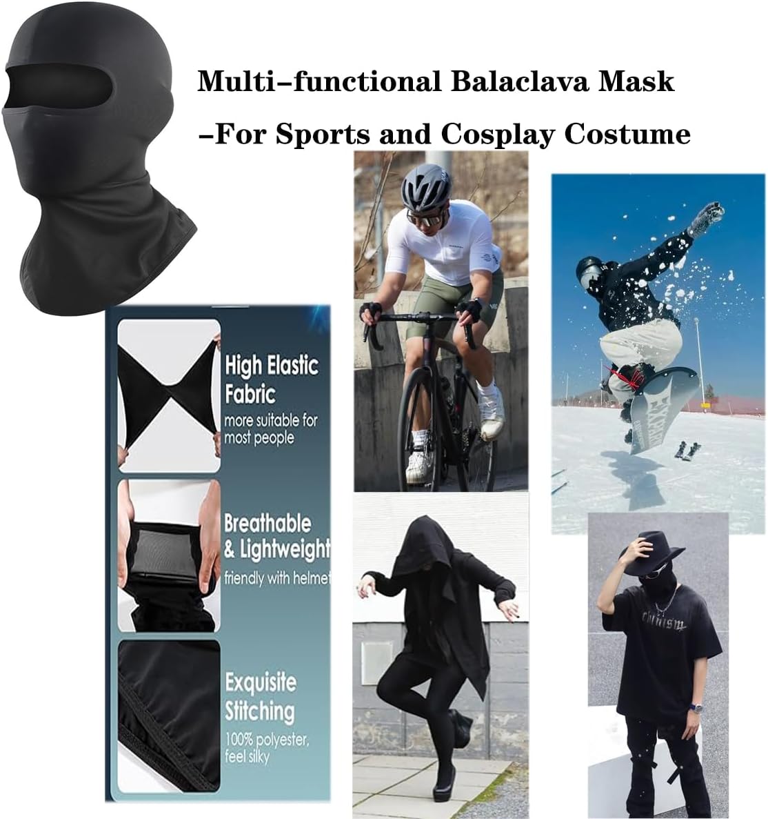 5pcs Orange Prisoner Jumpsuit with Balaclava Gloves for Adult Teens Halloween Prison Inmate Uniform Jail Criminal Outfit - Image 5