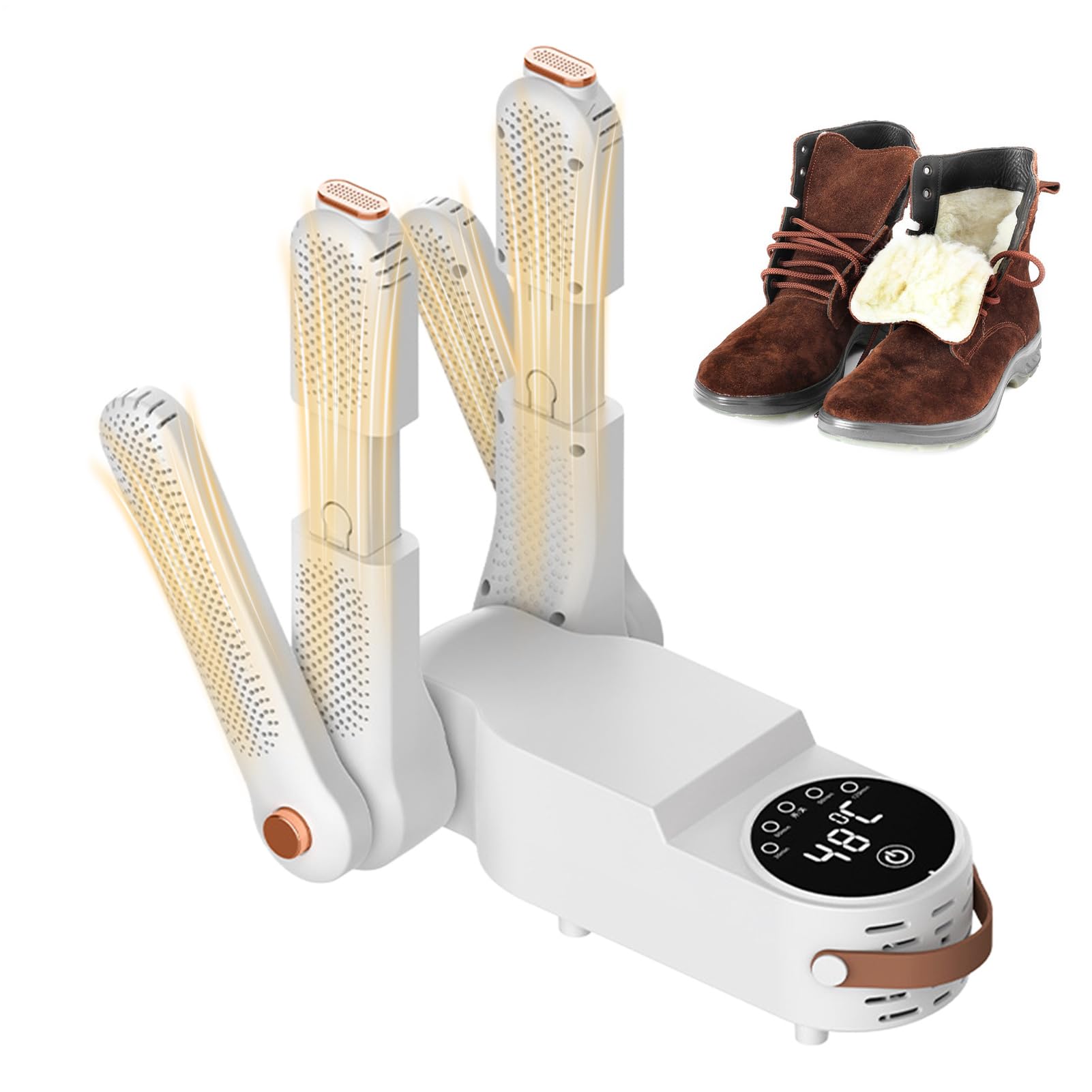 Asciugatore di Scarpe Deodorizzatore Elettrico Intelligente Calzature | Asciugatore Domestico Per Stivali Per Sneakers Scarpe Guanti Casa Viaggio Escursionismo Post Allenamento