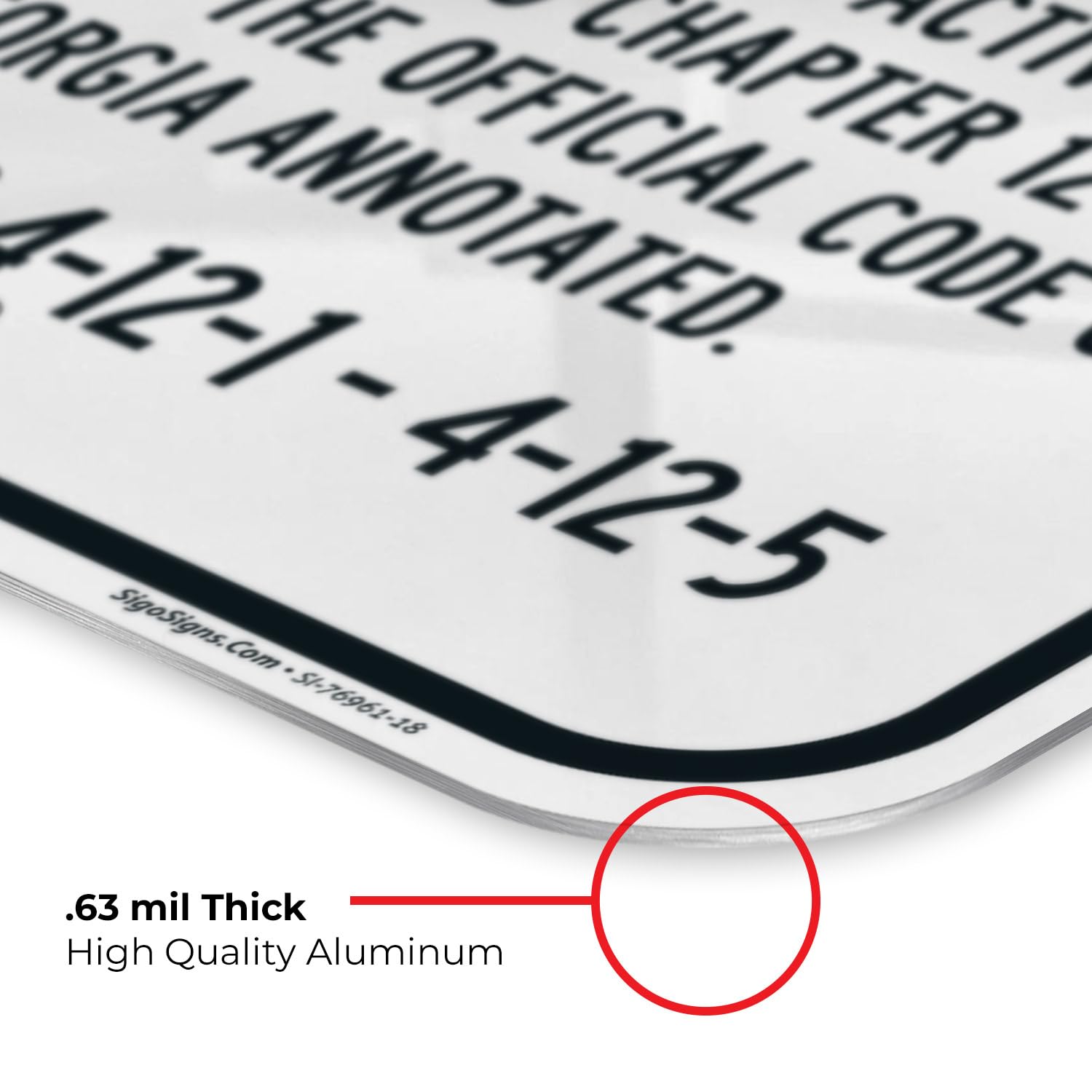 Warning Under Georgia Law an Equine Activity Sponsor is Not Liable for an Injury Sign, 12x18 Inches, Rust Free .063 Aluminum, Fade Resistant, Made in USA