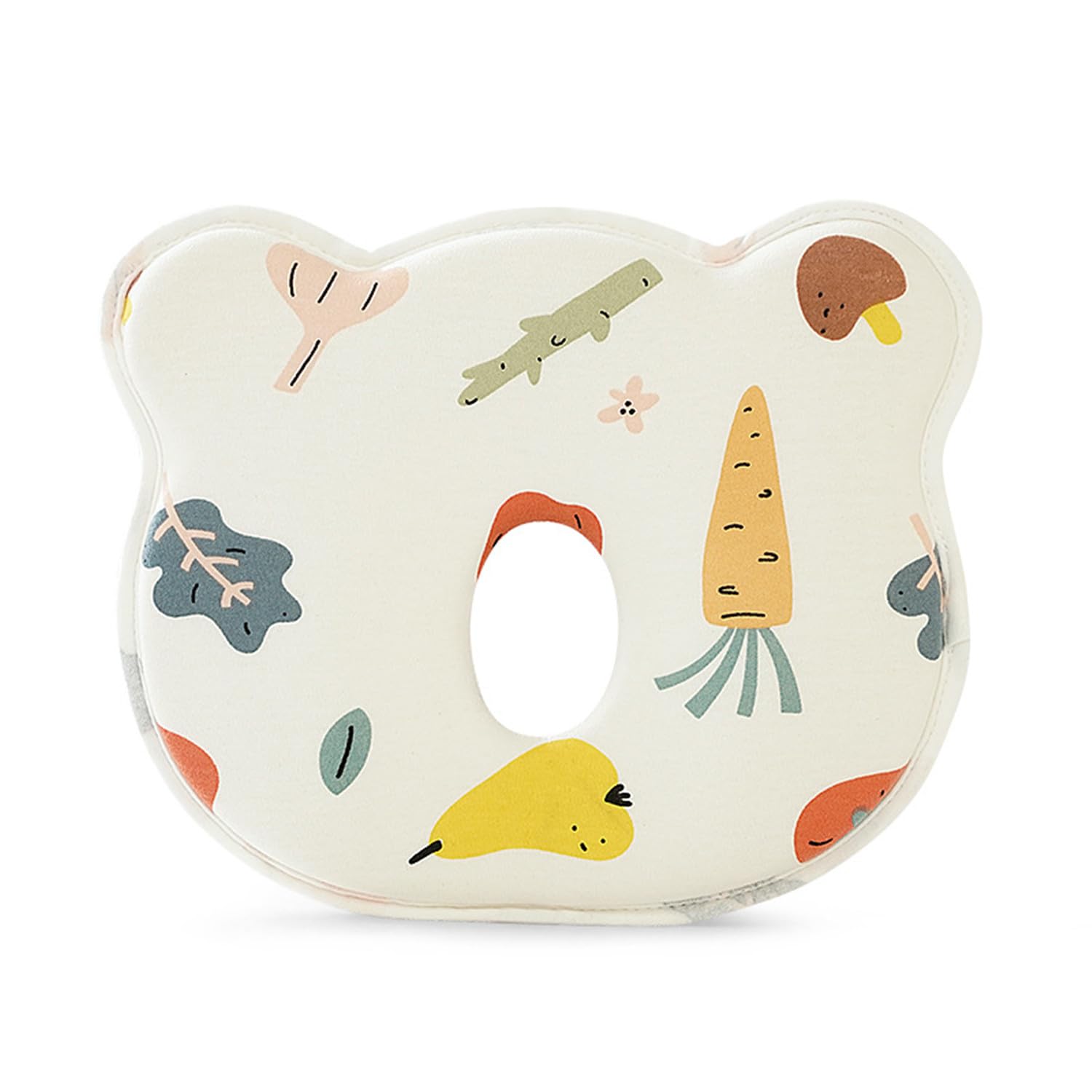 MMQ New Upgrade Soft and Cozy Вaby Pillow Prеvents FΙat hеad and Shapеs Ιnfant's hеad Вaby Hеad Pillow (#2)