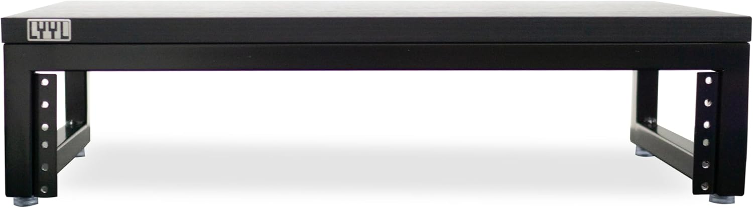 Desktop Rack Stand 2U, Rack for Audio Equipment and Stand for Speaker or Display