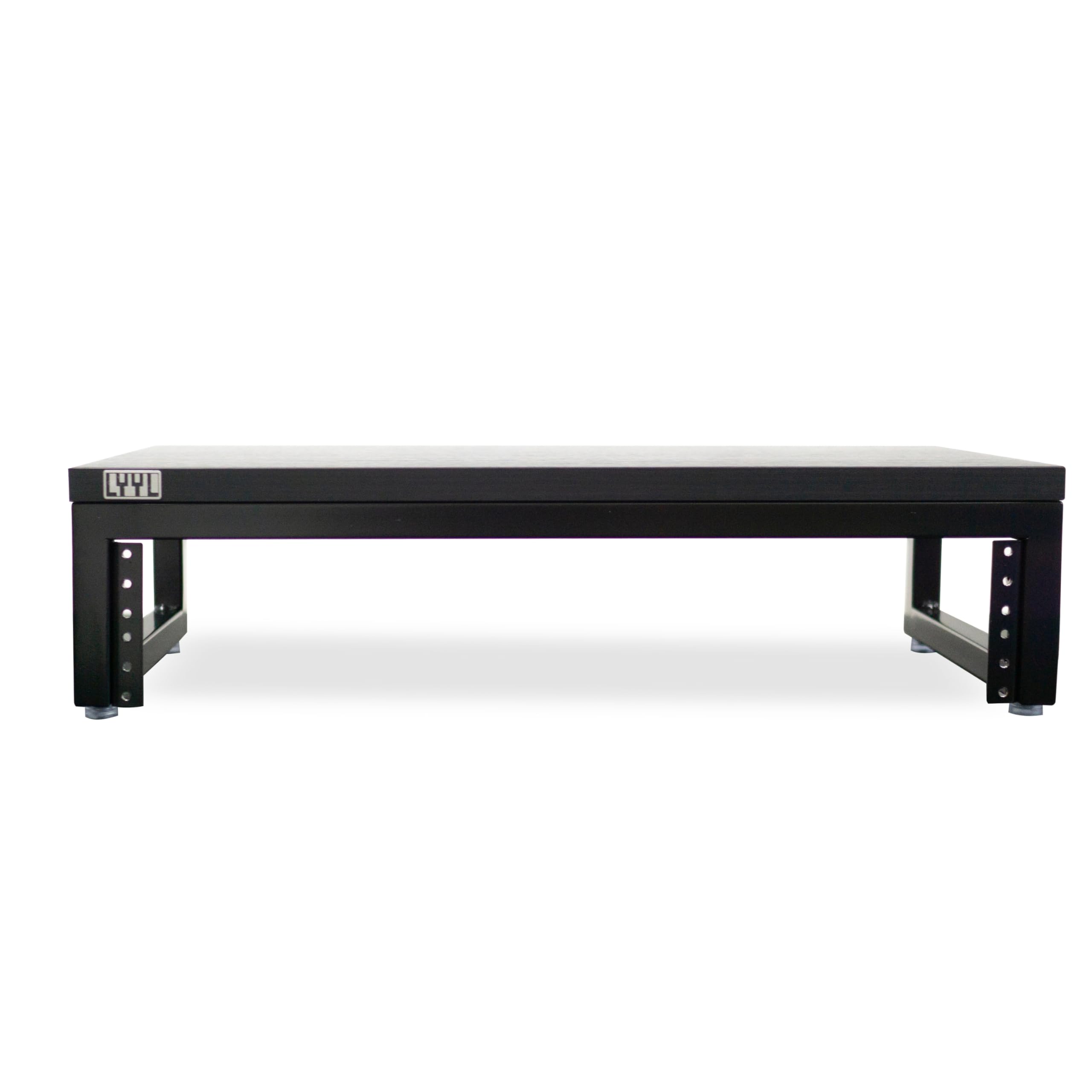 Desktop Rack Stand 2U, Rack for Audio Equipment and Stand for Speaker or Display