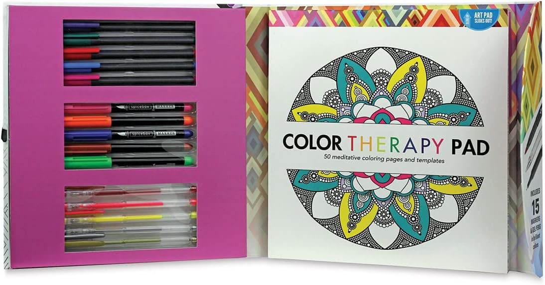 Spice Box Books Sketch Plus Deluxe Meditative Coloring Book (24281)