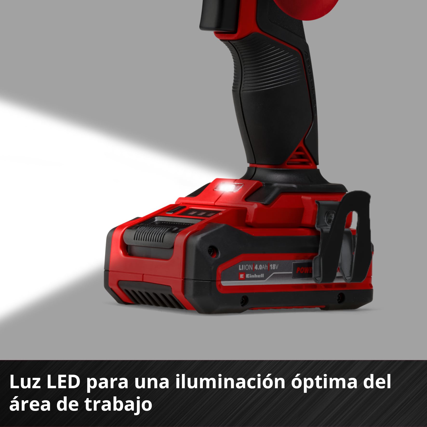 Einhell Taladro percutor con batería TP-CD 18/80 Li-i BL-Solo Professional Power X-Change (18 V, sin escobillas, 80 Nm, func. de perfor. por percusión, portabrocas de 13 mm, 2 velocid., sin batería)