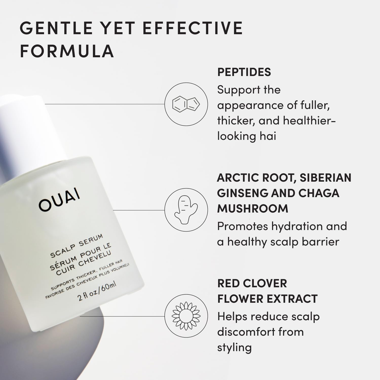 OUAI Scalp Serum - Balancing Hair Serum (2 Fl Oz)