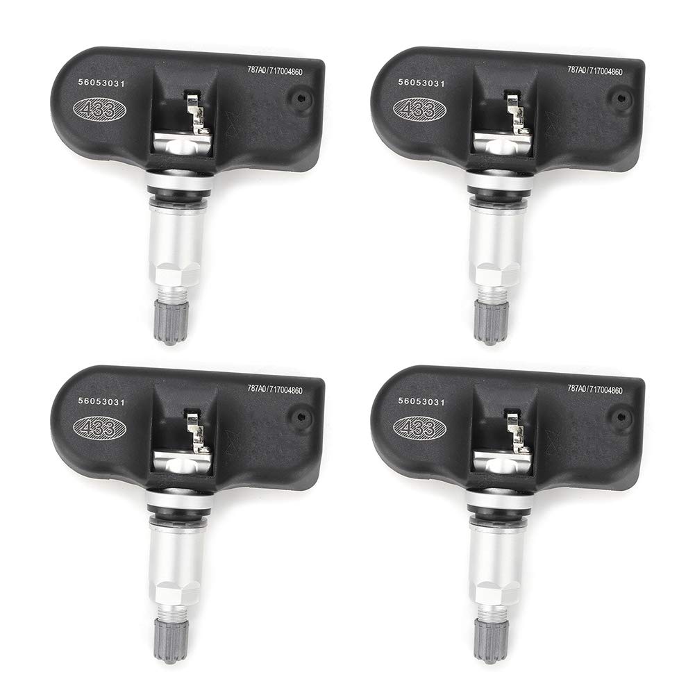 Tbest Capteur de Surveillance de Pression des Pneus TPMS 56053031AD Surveillance en Temps Réel de Haute Précision Remplacement Direct pour 300 Ensemble de 4 Pièces