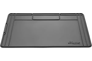 WeatherTech Under Sink Mats for Kitchen - 34x22 Inches Black