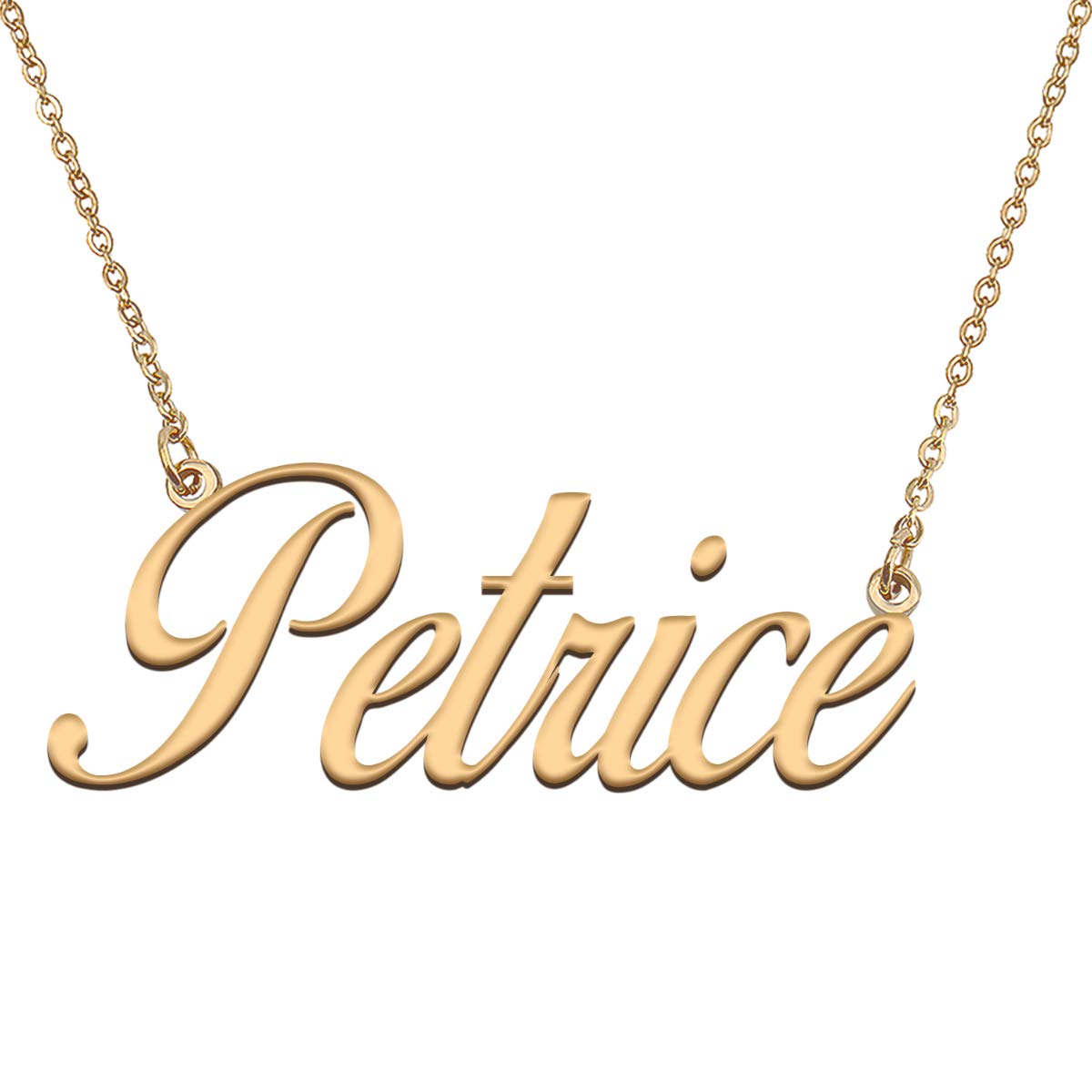 HUAN XUN Custom Name Necklace Gold Personalized Pendant Gifts for Best Friends