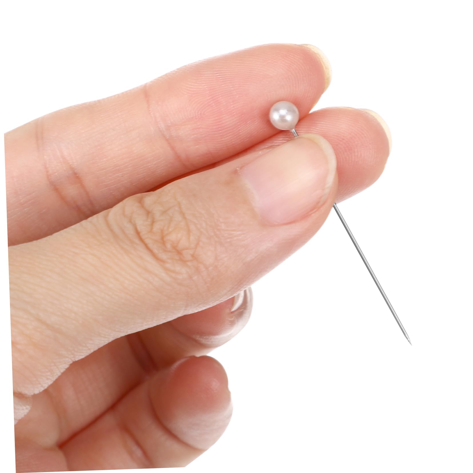 200 Spilli Con Testa A Perla Bianca – Spille Da Cucito E Fai Da Te, In Acciaio Resistente, Perfette Per Sartoria, Gioielli E Decorazioni
