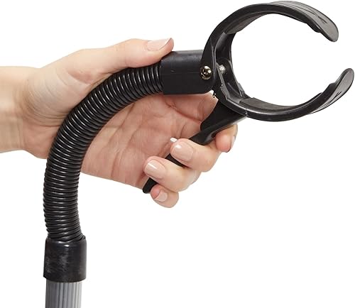 Miniatura 5 de Soporte de secador de pelo manos libres ajustable con rotación de 360 grados, compatible con herramientas de peinado compactas