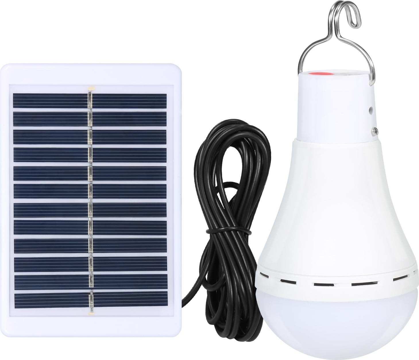 Solar-Glühbirnen, solarbetriebenes Licht, tragbare Notfall-LED-Leuchtmittel, wasserdicht, für Camping, Zelt, Innen- und Außenbereich, Schuppen, Nachtangeln, Hühnerstall (1)