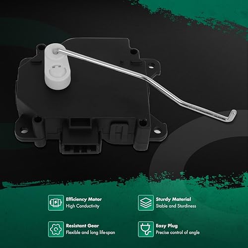 Miniatura 4 de SCITOO Actuador de puerta de mezcla de calentador HVAC compatible con Acura MDX 2007-2013, para Honda Pilot 2009-2015, Sport Utility, auxiliar,