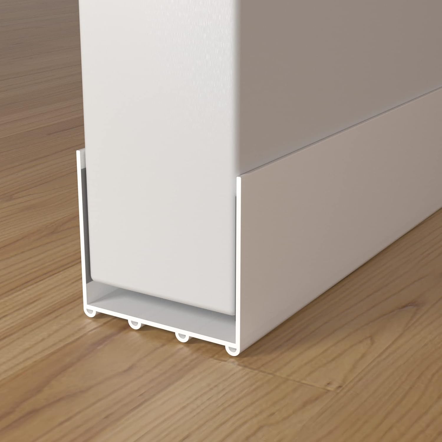 Door Draft Stopper, Cuttable Draft Stopper for Bottom of Door, Strong Adhesive Door