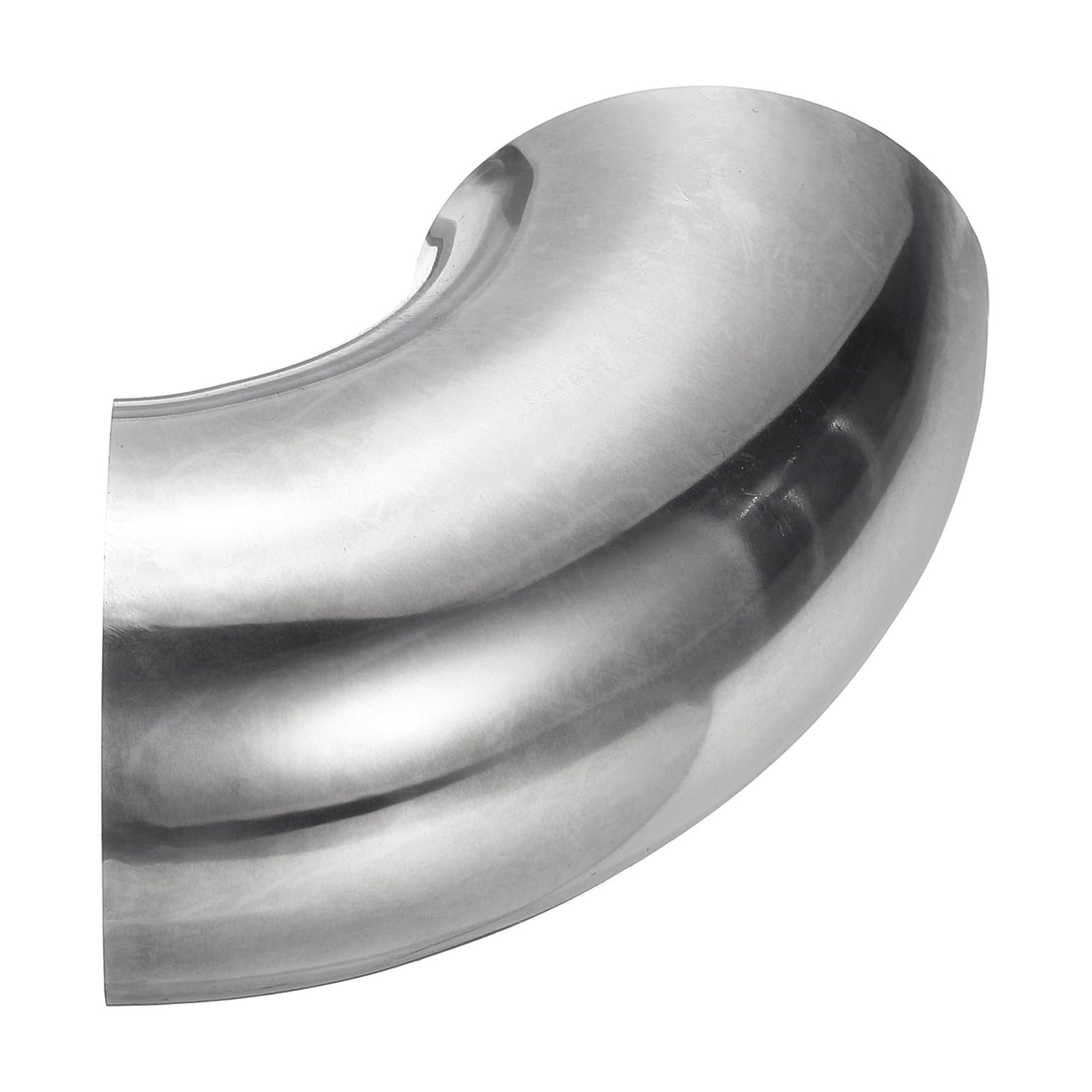 PATIKIL 4 piezas codo curvado con mandril 90 grados, 54mm diámetro exterior, codo escape acero, conector tubería escape, acero inoxidable 304 para tubería escape, barandilla escalera HVAC