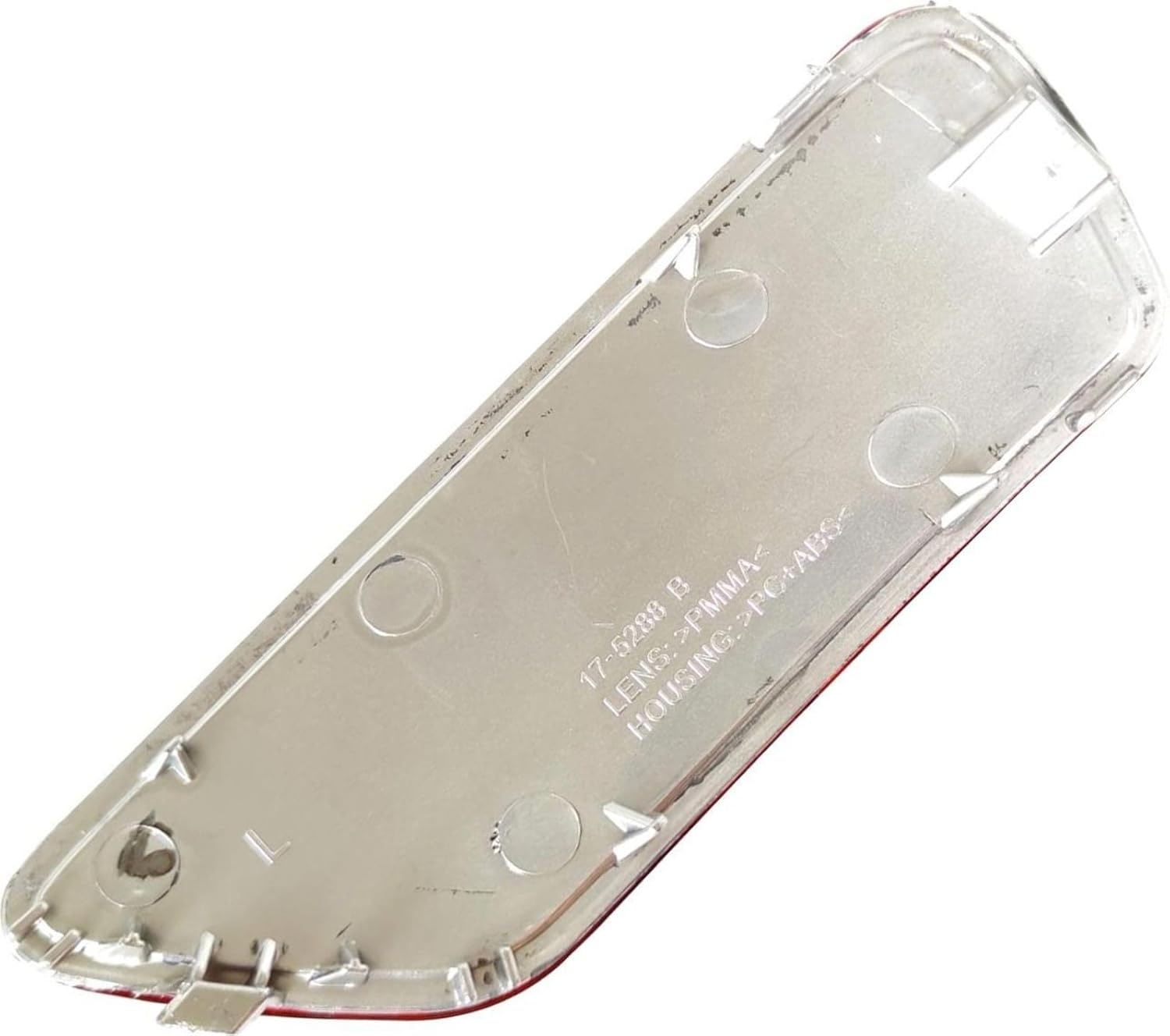 APDTY 171265 Bumper Reflector Panel; Rear Left (Driver Side); Compatible With Various Grand Cherokee WK, Grand Cherokee, Journey, Compass, Patriot Models; Replace 57010721AC