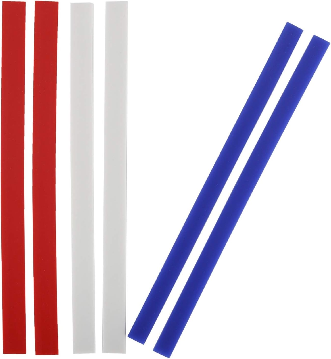 Super Kitchen Silicone Measuring Dough Thickness Strips 38cm, Rolling Pin Guides Set, Rolling Pin Spacers Sticks for Baking, Pizza, Pastry, Fondant Icing, 3 Size Dough Rolling Strips (2, 4, 6 mm)