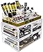 Sorbus Acrylic Cosmetic Makeup and Jewelry Storage Case Display with Gold Trim - Spacious Design - Great for Bathroom, Dresser, Vanity and Countertop (Gold Set 1)