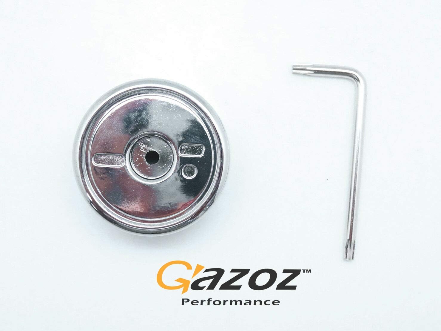 Autobiography Style Rotary Gear Shift Selector Knob Chrome Compatible with Range Rover L405 2011-2016