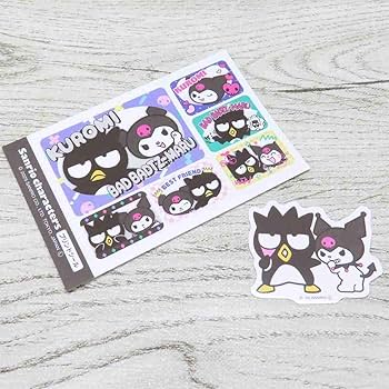 Amazon.co.jp: バッドばつ丸＆クロミ[ダイカットシール]プリント