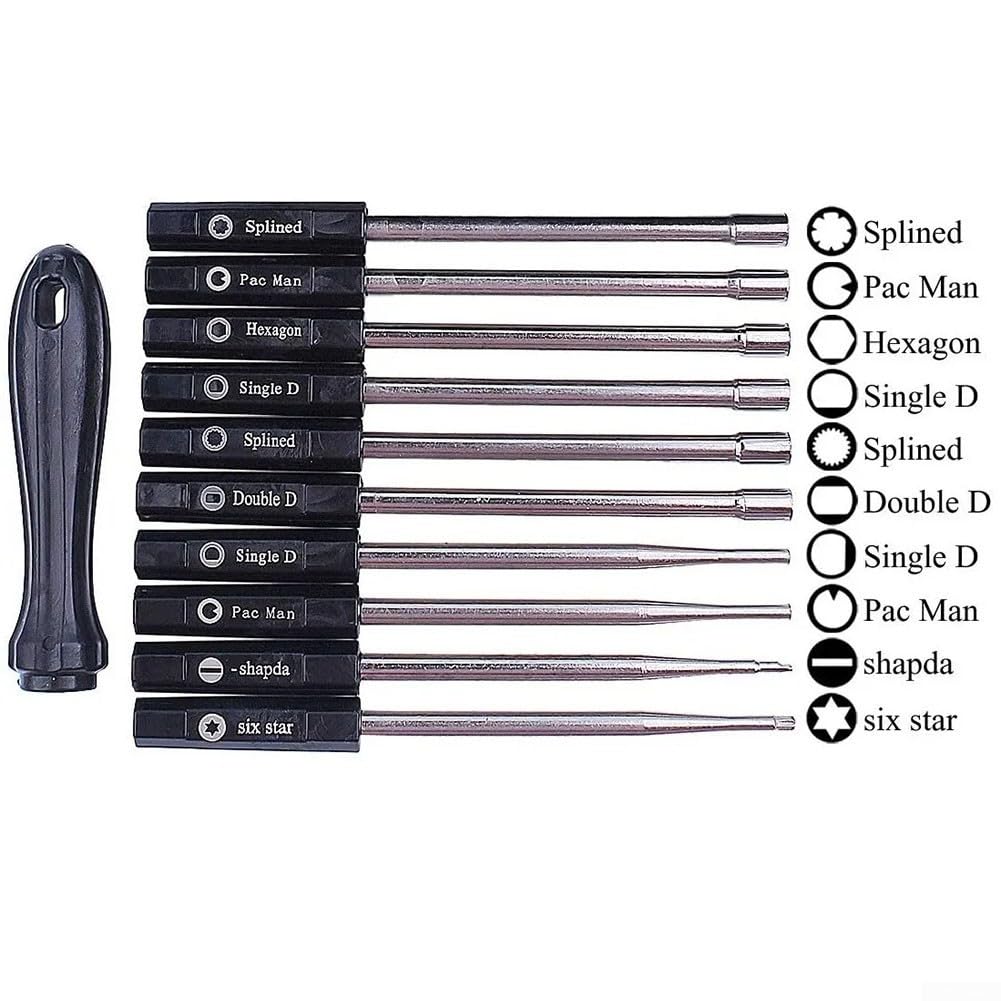 Kit de réglage de carburateur 10 outils pour carburateurs cannelés de différentes marques pour 2 carburateurs à cycle régulier Tunin