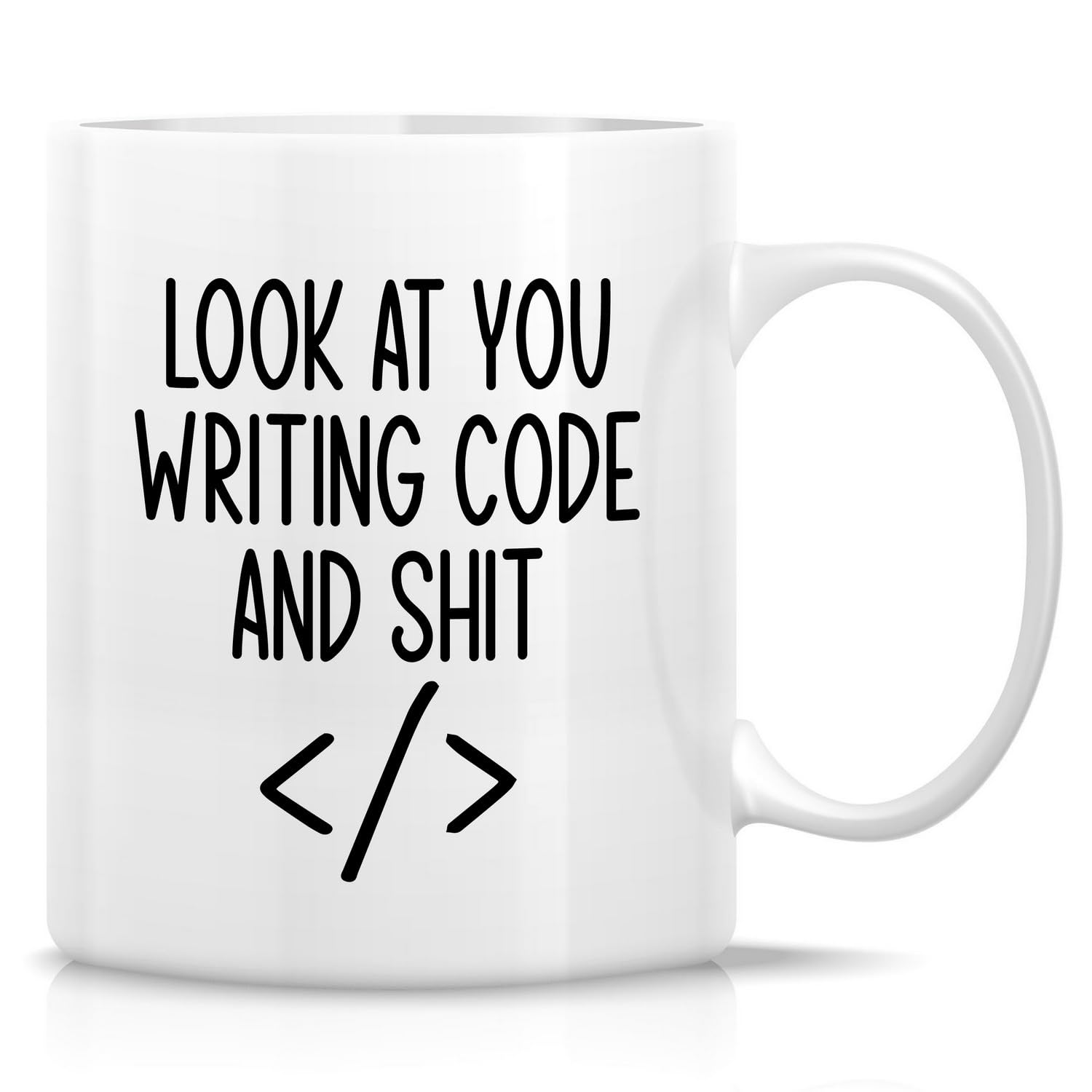 Retreez Funny Mug for Programmers - 11 Oz Ceramic Coffee Cups for Software Developers, Computer Programmers, and Coding Enthusiasts - Birthday, Holiday And Appreciation Gift for Coder, IT Professional