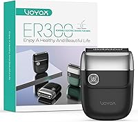 Vista 7 de VOYOR Afeitadora de papel de aluminio 2 en 1 doble para hombres, maquinilla de afeitar eléctrica portátil con maquinilla de afeitar recargable