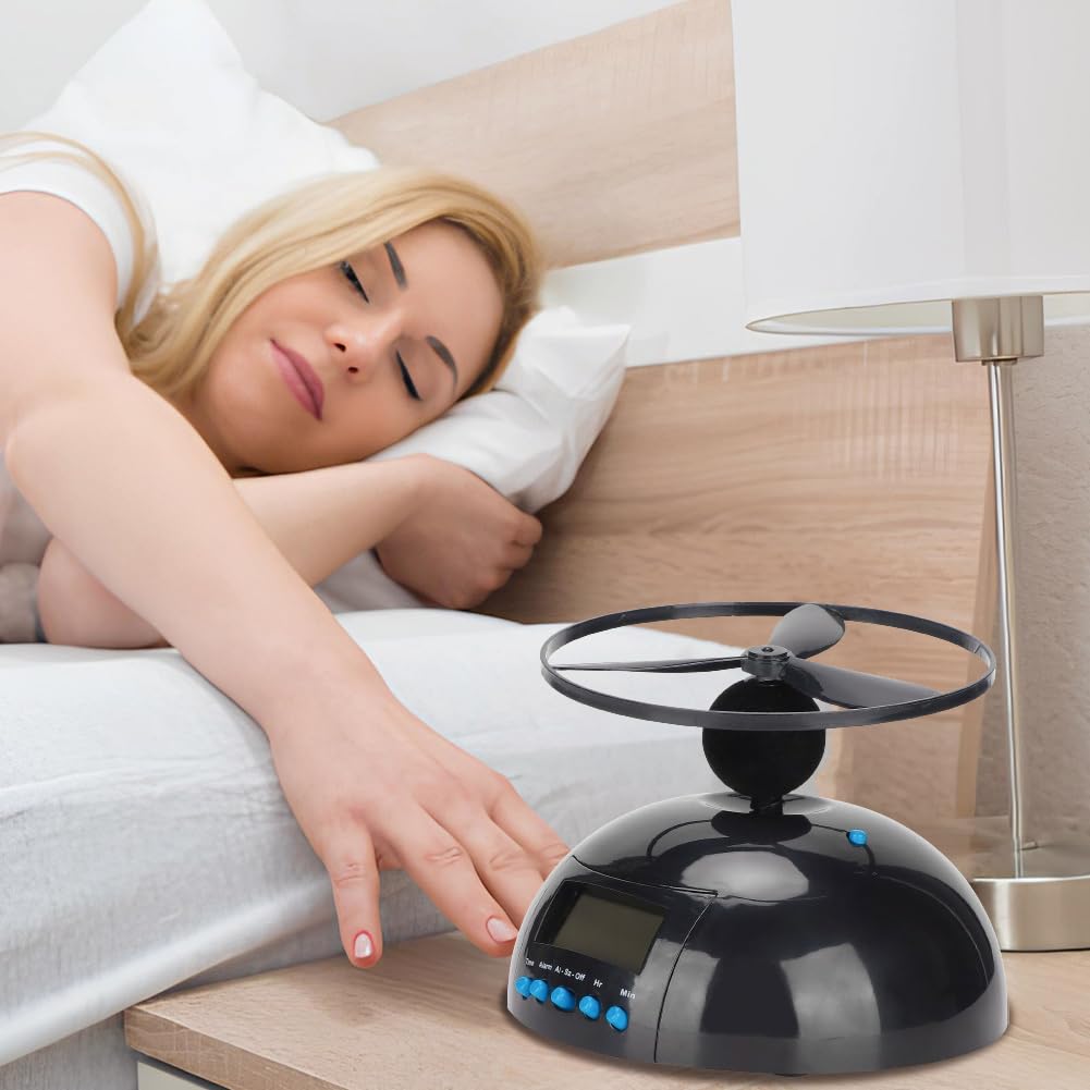 Kids Clock Radio Flying Alarm Clock, Novelty Digital LED Alarm