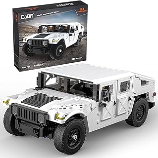 dOMOb Humvee SUV Car Building Kit â€“ Authorized Car Model Set â€“ 1:12 Simulated Build Vehicle â€“ 1380 pcs Blocks â€“ CADA Stem Bricks Toys for 8+ Age Kids & Adults â€“ for Boys, Hobbyist, Collector