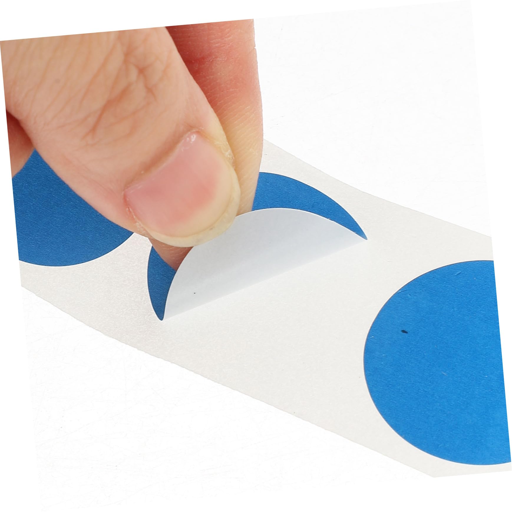 Angoily 10rotoli Etichette Adesive Pois Colorati Di Adesivi Circolari Etichette Di Classificazione Per Uso Domestico Scolastico e Ufficio Senza Residui Colla Comode Per Etichettare Articol