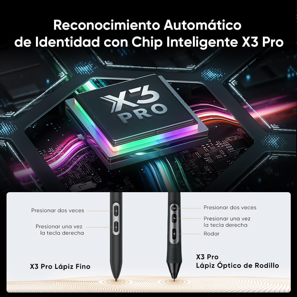 XPPen Artist Pro 19 Gen2 Tableta Gráfica con Pantalla 4K con 2 Lápiz 16K Niveles de Presisón, Tableta Dibujo Digital Profesional 18.4 Pulgadas Compltamente Laminada 156% sRGB con ACK05 Mini Teclado
