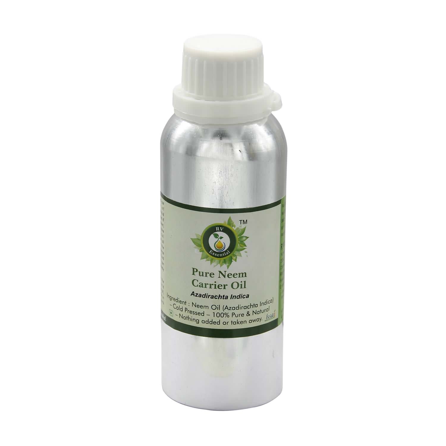 El aceite de neem | Azadirachta Indica | Para plantas | Para el crecimiento del pelo | Para piel | Prensado en frío | 100% natural puro | Neem Oil | 1250ml | 42oz By R V Essential