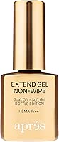 APRÉS Nail Non-Wipe Extend Gel, Soak Off HEMA-Free Gel-X Tips Adhesive 15ml / 0.5oz
