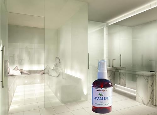 Miniatura 2 de Natura Bona Spray de menta y eucalipto de hierbabuena Spamint, masajes, desodorizante. Ayuda a eliminar los malos olores, ambientar la habitación y