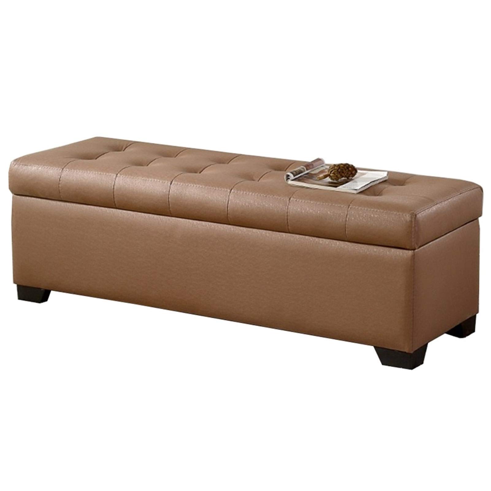 Tabouret de canapé avec rangement pour désencombrer votre chambre