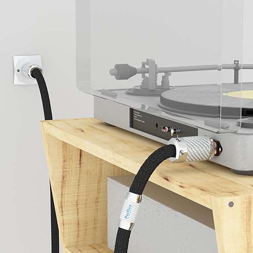 Miniatura 6 de Preffair Audiophile - Cable de alimentación HiFi de 10 AWG, cable de alimentación principal de CA de EE. UU. con conector hembra IEC320-C15 de 125