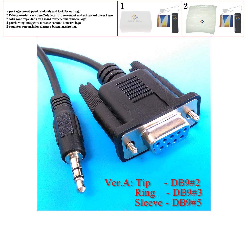 Db9 rs232 to 3.5mm Audio Jack Cable for Samsung ex-Link Port tv Console Cable Galileo gen1 Serial Cable,Tip-3 Ring-2 Sleve-5,20cm