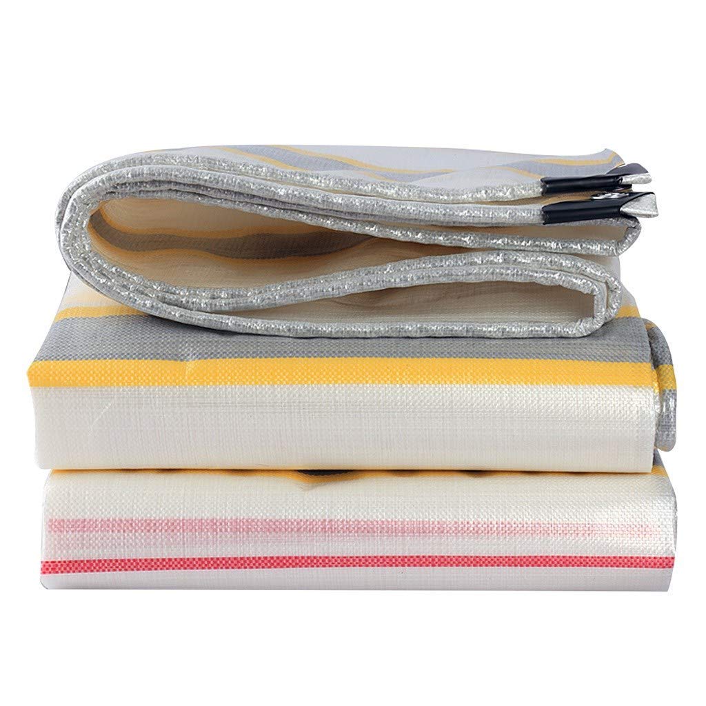 RajoNN Lona Impermeable Resistente, Lona Multiusos para Tienda de campaña al Aire Libre, Cubierta de Lona para Tienda de campaña, Cubierta de Refugio, Hoja de protección de Lona, ​​toldo para Tienda