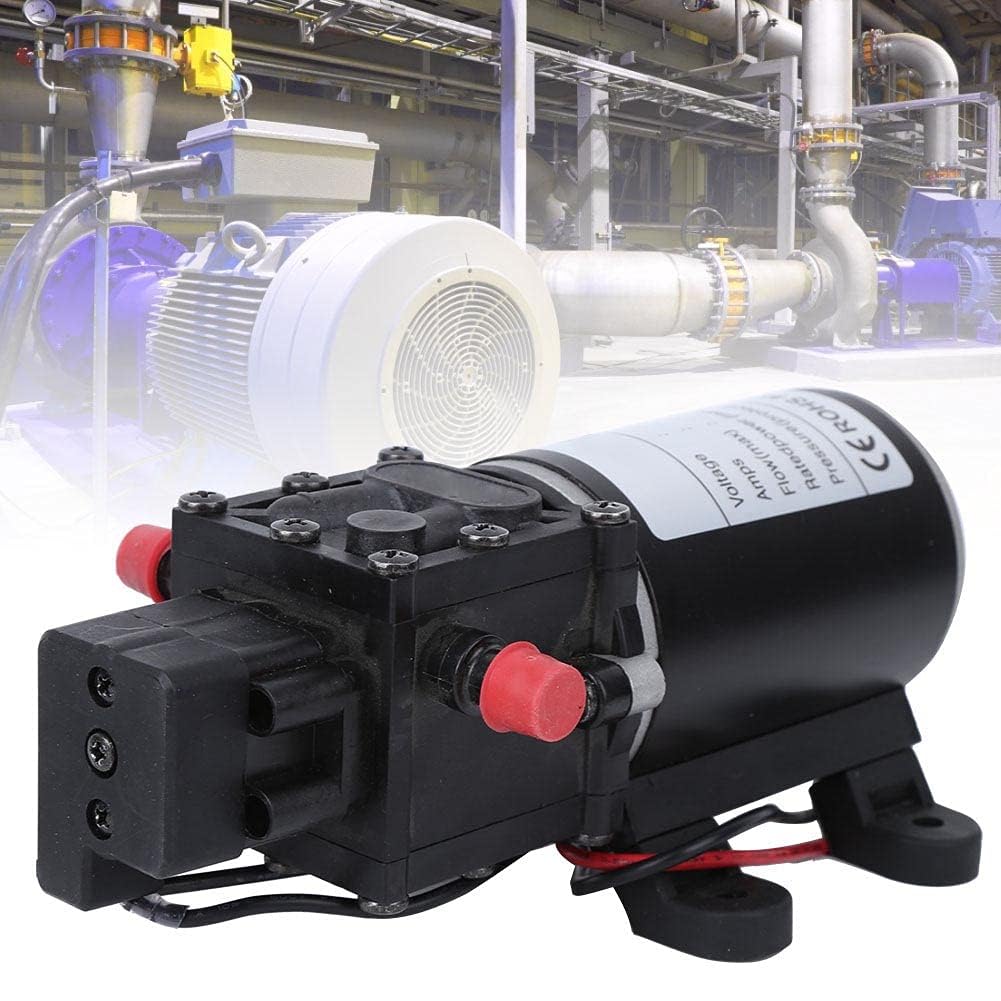 Pompa a Membrana Ad Alta Pressione 120W DC12V 18V Intelligente Autoadescante 7L/min Booster Pressione 10mm per Irrigazione Imbarcazioni