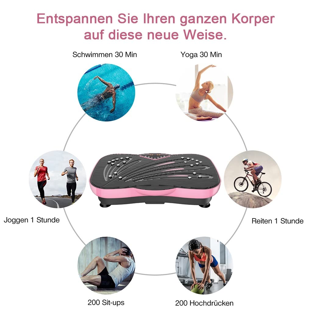 Amazon.com: HAIZON Mini Vibration Plate - Whole Body Vibration Platform  Exercise Machine -Travel Workout Equipment for Weight Loss, Max User Weight  330lbs : Sports & Outdoors