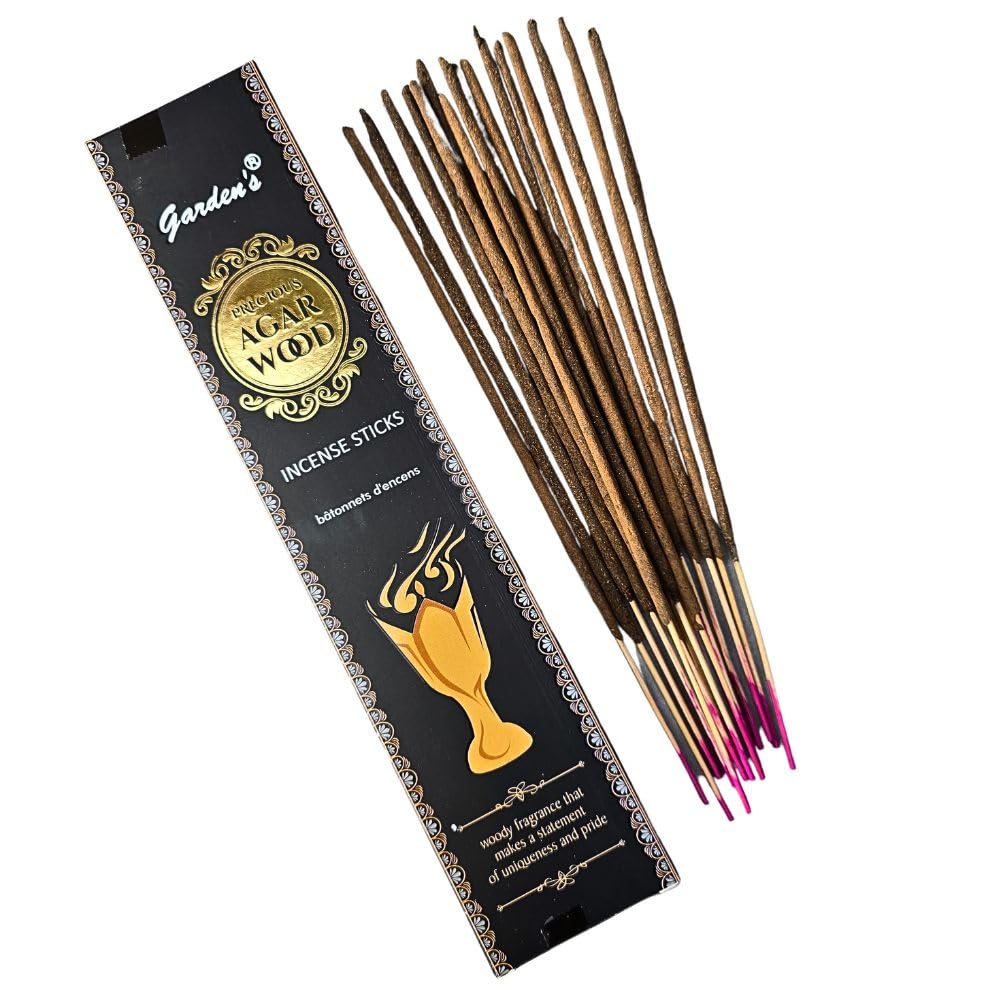 Yaqeen Brown Incense Sticks Agarwood Oud Bakhoor Premium Quality Natural Handcrafted -Non Toxic- Home Fragrance Freshner Perfume Arabian Indian Oriental Dubai Scent