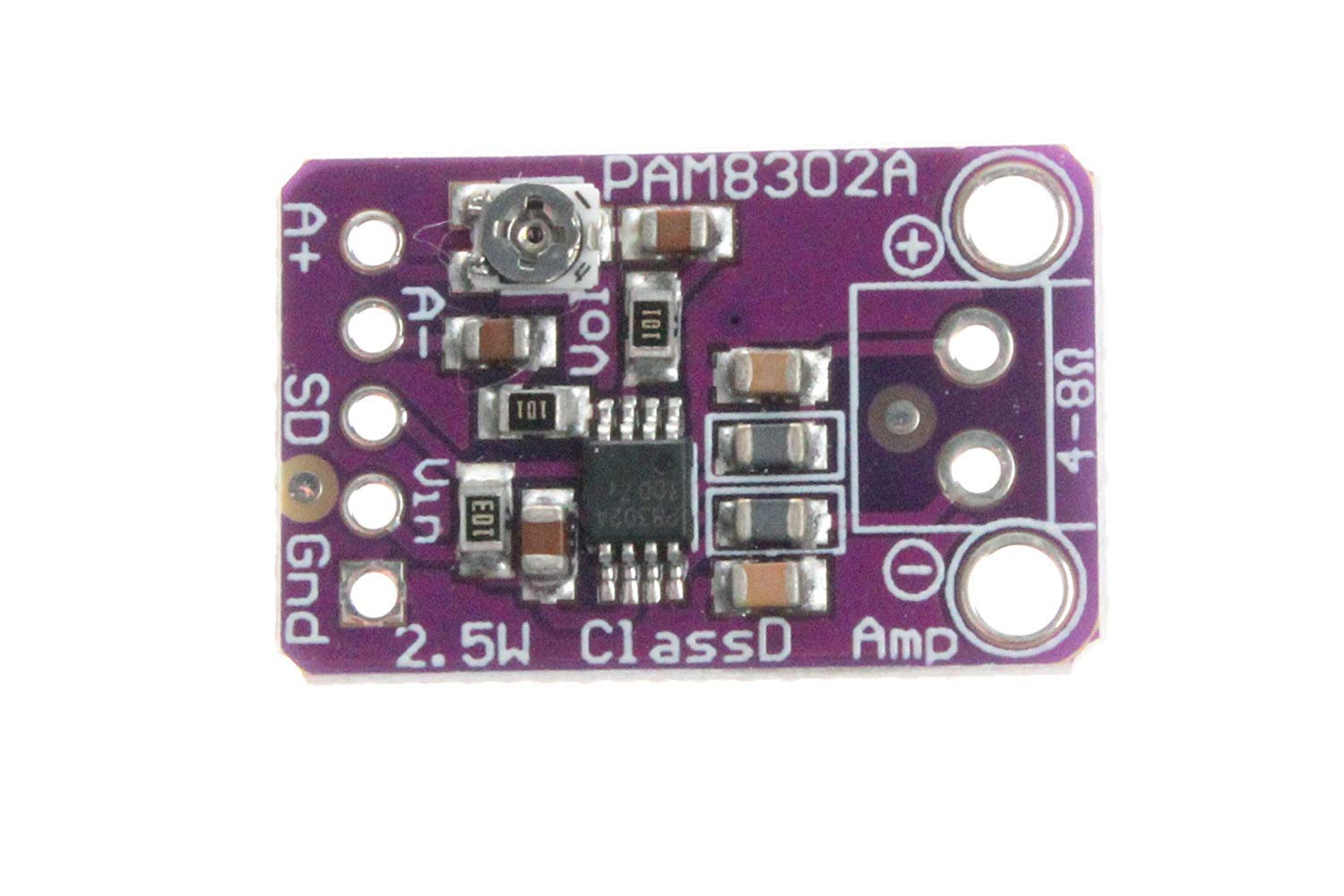ARCELI 2 pezzi PAM8302 scheda di sviluppo Amplificatore di potenza audio classe D da 2,5 W a canale singolo