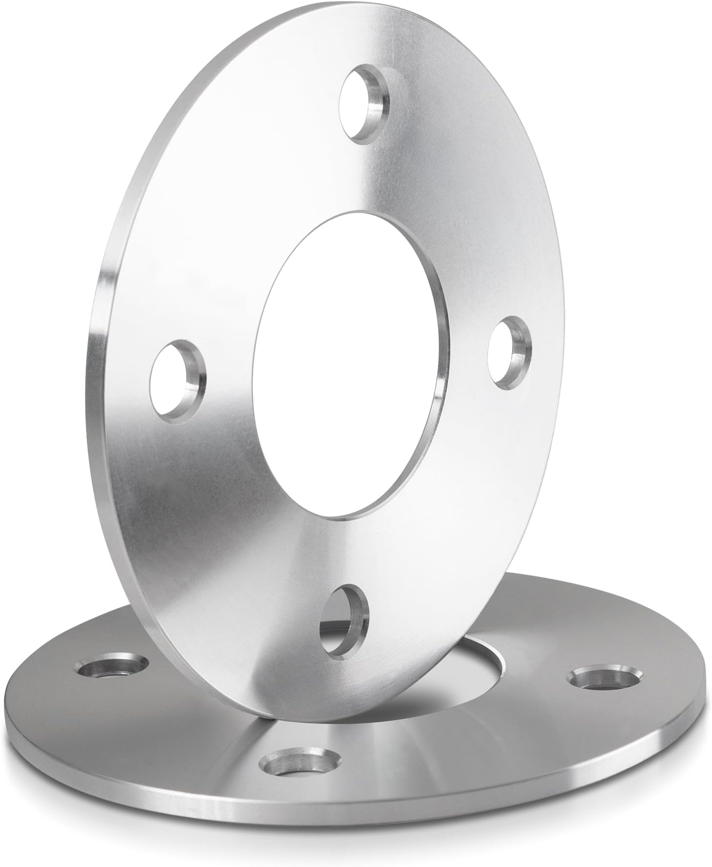 CMO 5mm (3/16") 4x108 Wheel Spacers 63.4mm 2PCS Silver Hubcentric Fit