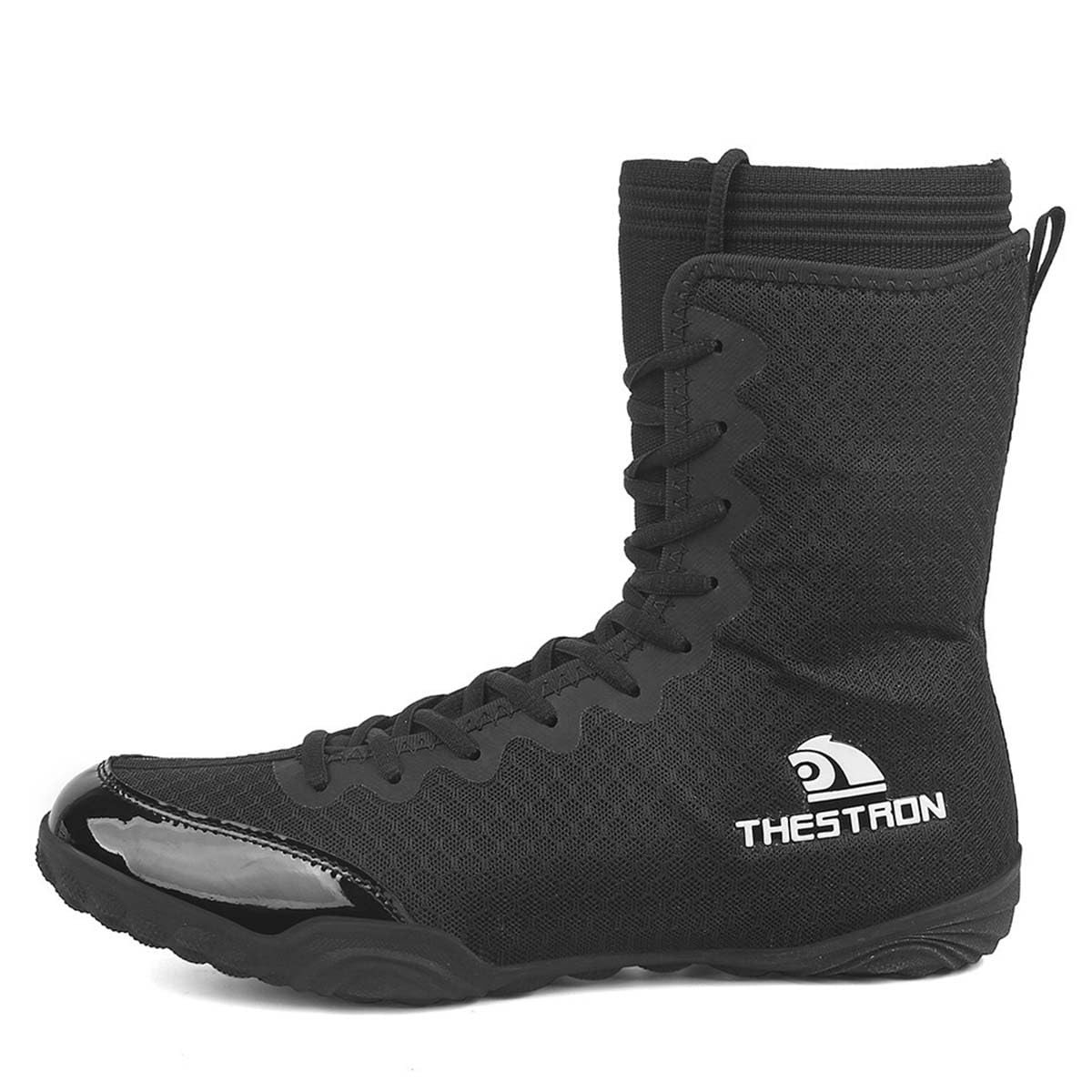 SDEQA Zapatillas Boxeo Hombre, Zapatos de Entrenamiento Lucha Libre Respirable Antideslizante,Ligero para Deportes,Combate,Wrestling,Fitness,Marciales