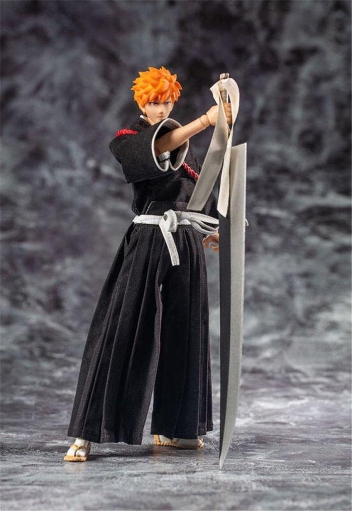 Amazon | 1 10 ブリーチ 可動フィギュア17cm BLEACH黒崎一護 始
