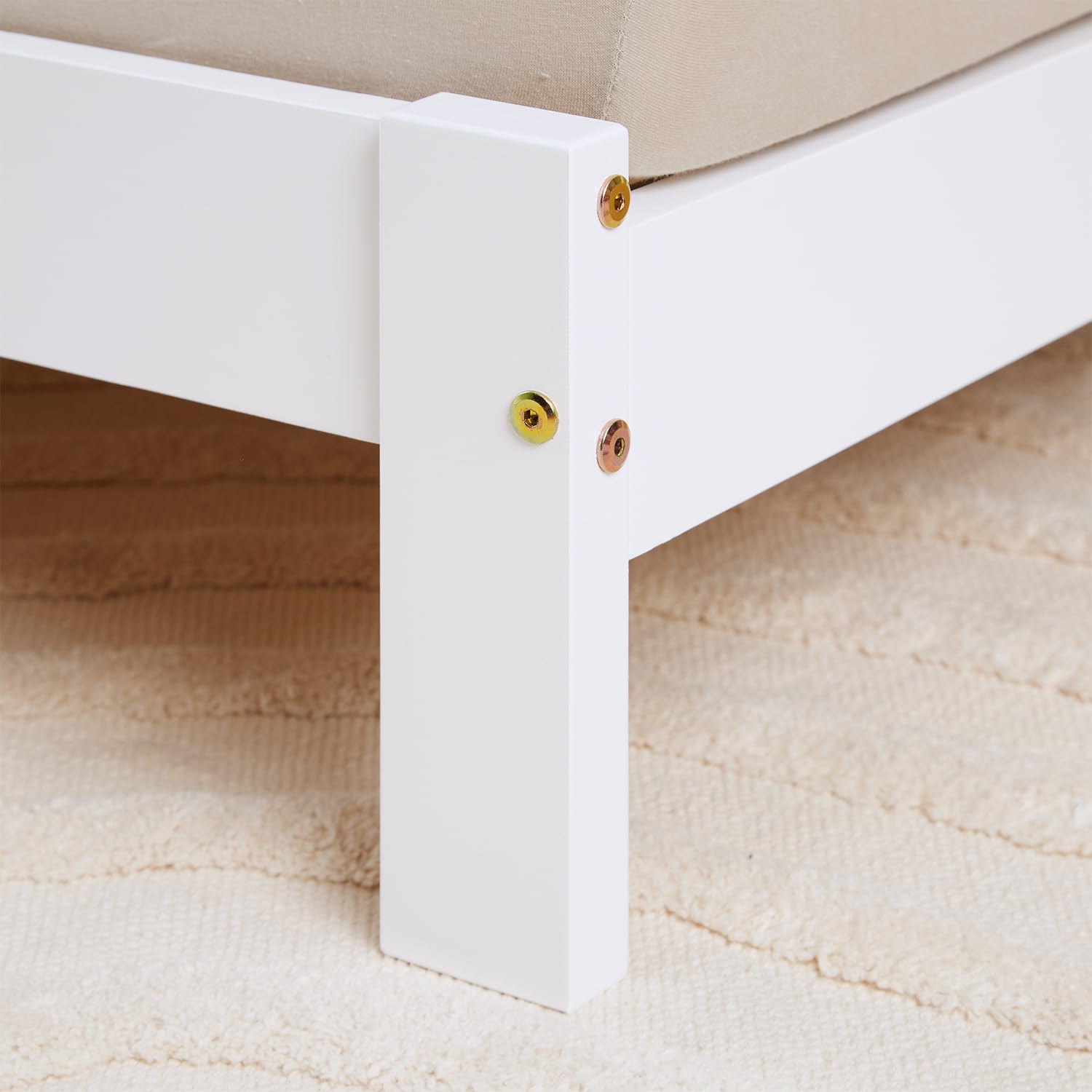 Homestyle4u Hausbett 90x200 Weiß - Montessori Bett Kinderbett Ausziehbar | Bodenbett aus Kiefer Massivholz mit Lattenrost, Gästebett für das Kinderzimmer, Kinder Bett mit Bettgestell in Weiß