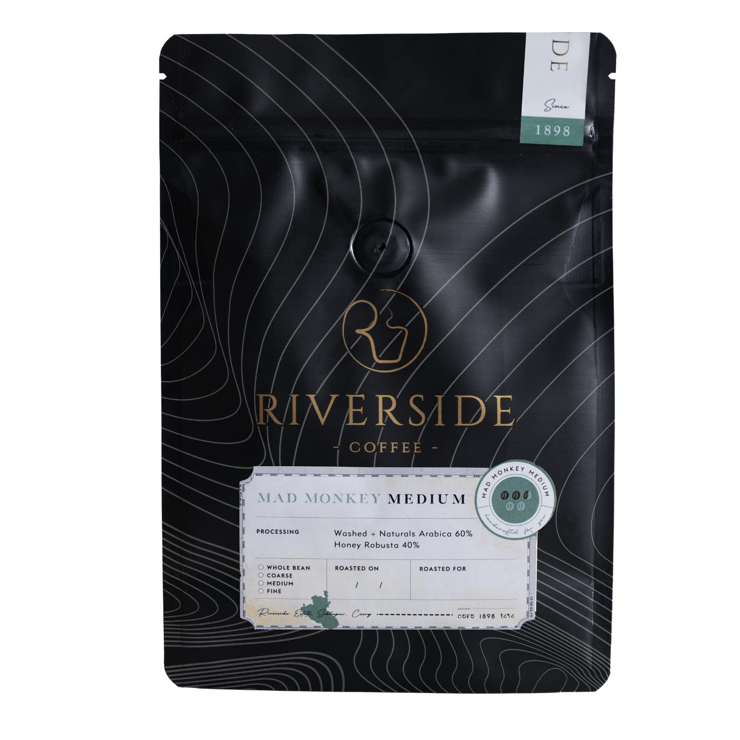 See full amazon price history chart for Riverside Coffee Mad Monkey Medium 60% Washed+ Naturals Arabica + 40% Honey Robusta, Medium Roast 250 gm, Pure Indian Roasted Ground Coffee Sourced Directly From Coorg, Medium Powder For Moka Pot Riverside Coffee Mad Monkey Medium 60% Washed+ Naturals Arabica + 40% Honey Robusta, Medium Roast 250 gm, Pure Indian Roasted Ground Coffee Sourced Directly From Coorg, Medium Powder For Moka Pot (B0BVQVXJZY) Amazon Price History, Amazon Price Tracker